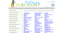 Desktop Screenshot of myeducationdiscounts.net