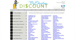 Desktop Screenshot of myeducationdiscounts.com